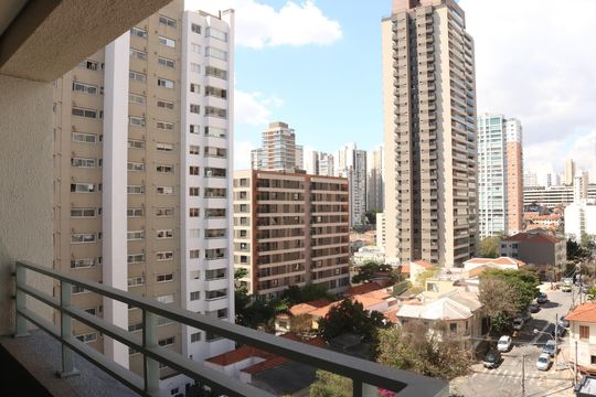 Varanda do Studio de apartamento à venda com 1 quarto, 24m² em Perdizes, São Paulo