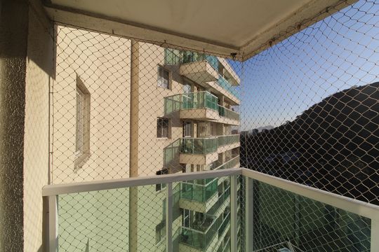 Sala - Varanda de apartamento para alugar com 1 quarto, 70m² em Camorim, Rio de Janeiro