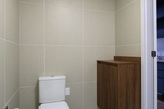 Banheiro de apartamento à venda com 1 quarto, 29m² em Planalto Paulista, São Paulo