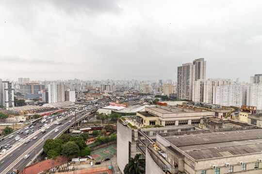 Sala - Vista de apartamento à venda com 2 quartos, 40m² em Mooca, São Paulo