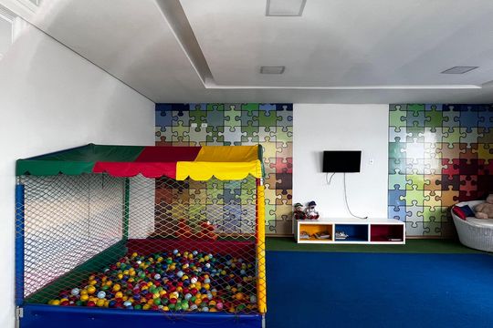 Área comum de apartamento para alugar com 2 quartos, 45m² em Cerejeira (justinópolis), Ribeirão das Neves