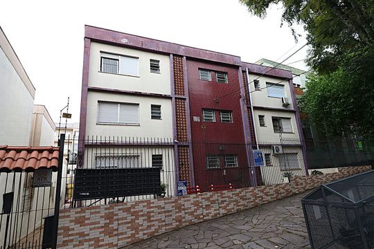 Fachada  de apartamento à venda com 1 quarto, 35m² em Petrópolis, Porto Alegre