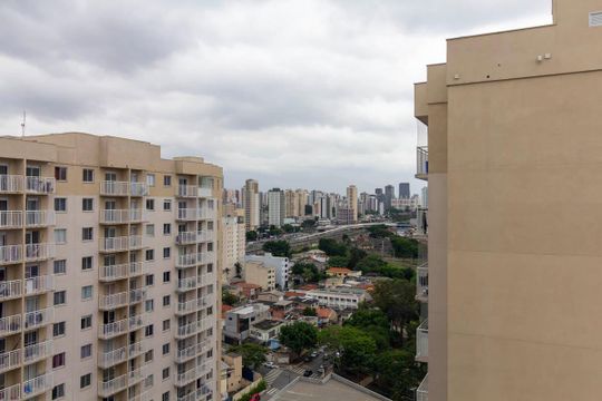 Varanda - vista de apartamento para alugar com 1 quarto, 28m² em Penha de França, São Paulo