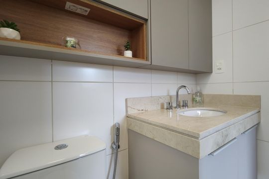 Banheiro da Suíte 2 de apartamento à venda com 3 quartos, 116m² em Barra da Tijuca, Rio de Janeiro