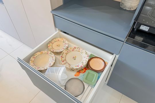 Cozinha de apartamento para alugar com 1 quarto, 25m² em Vila Mariana, São Paulo