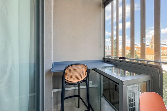Varanda de apartamento para alugar com 1 quarto, 25m² em Vila Mariana, São Paulo