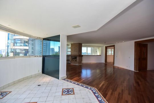 Varanda de apartamento à venda com 4 quartos, 288m² em Panamby, São Paulo