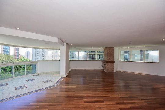 Sala de apartamento à venda com 4 quartos, 288m² em Panamby, São Paulo