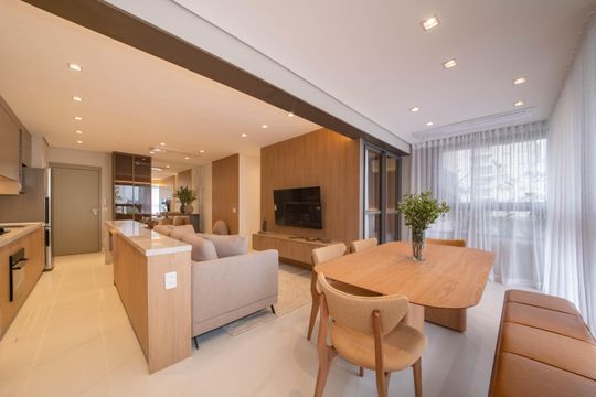 Sala - Varanda de apartamento para alugar com 2 quartos, 81m² em Brooklin, São Paulo
