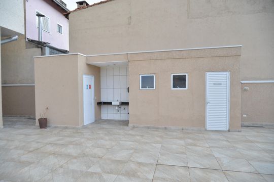 Área Externa de apartamento para alugar com 2 quartos, 55m² em Parque das Nações, Santo André