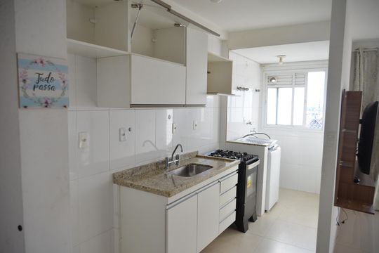 Cozinha de apartamento para alugar com 2 quartos, 55m² em Parque das Nações, Santo André