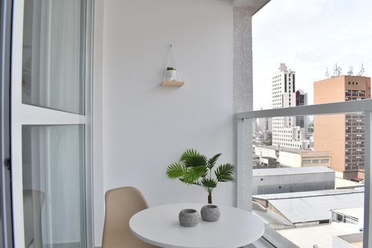 Varanda do Studio de kitnet/studio à venda com 1 quarto, 27m² em Centro, Curitiba