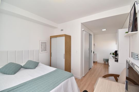 Studio de kitnet/studio à venda com 1 quarto, 27m² em Centro, Curitiba