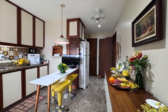 Cozinha de apartamento à venda com 2 quartos, 90m² em Recreio dos Bandeirantes, Rio de Janeiro