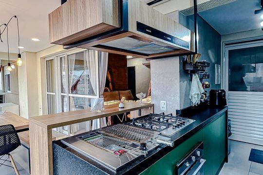 Cozinha de apartamento à venda com 2 quartos, 120m² em Quarta Parada, São Paulo