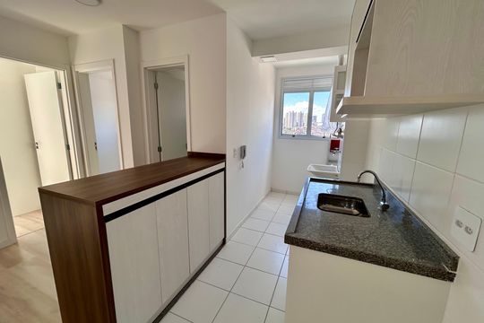 Cozinha de apartamento para alugar com 2 quartos, 36m² em Vila Galvão, Guarulhos