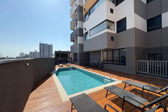 Área comum - Piscina de apartamento à venda com 2 quartos, 40m² em Jardim Cristiane, Santo André