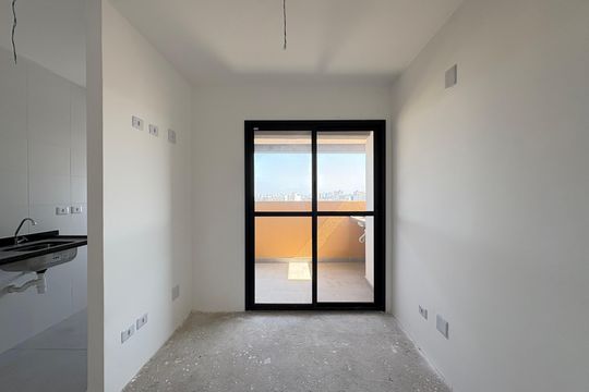 Sala de apartamento à venda com 2 quartos, 40m² em Jardim Cristiane, Santo André