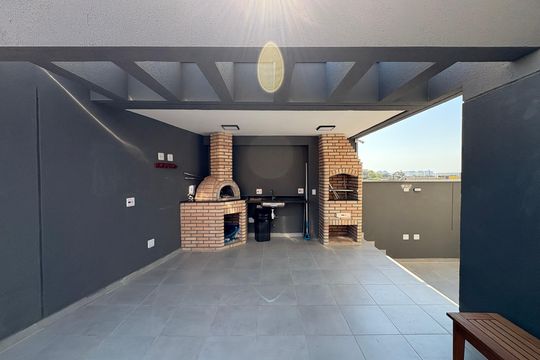 Área comum - Churrasqueira de apartamento à venda com 2 quartos, 40m² em Jardim Cristiane, Santo André