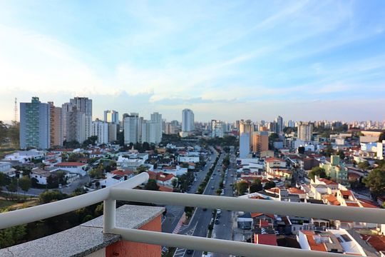 Suíte 3 Sacada de apartamento à venda com 4 quartos, 188m² em Jardim Maria Adelaide, São Bernardo do Campo