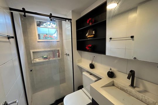 Banheiro Social de apartamento para alugar com 2 quartos, 50m² em Engenho de Dentro, Rio de Janeiro