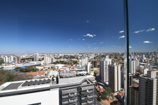 Vista da Sacada de kitnet/studio à venda com 1 quarto, 48m² em Centro, Campinas