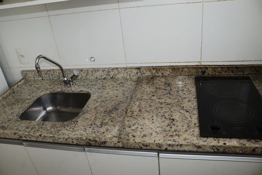 Cozinha de apartamento à venda com 1 quarto, 29m² em Santa Ifigênia, São Paulo
