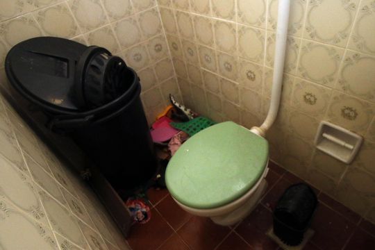 Banheiro de serviço de apartamento à venda com 3 quartos, 100m² em Penha Circular, Rio de Janeiro