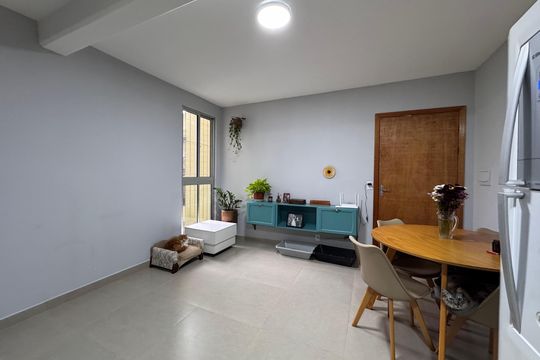 Sala de apartamento à venda com 1 quarto, 50m² em Campina, São Leopoldo