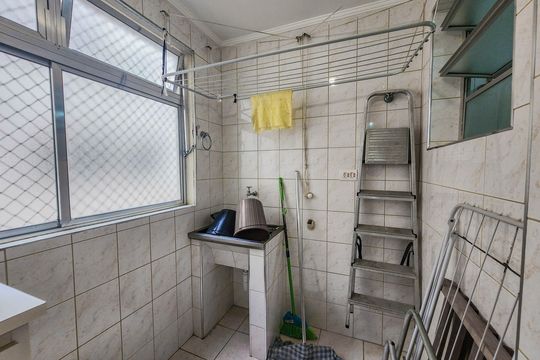 Área de Serviço de apartamento para alugar com 2 quartos, 92m² em Embaré, Santos
