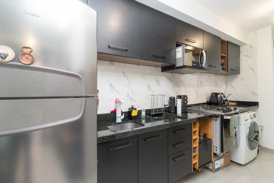 Cozinha e Área de Serviço de apartamento para alugar com 2 quartos, 34m² em Cidade Patriarca, São Paulo