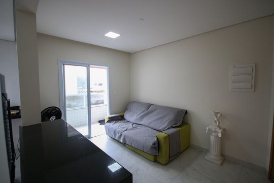 Sala de apartamento para alugar com 2 quartos, 70m² em Vila Caiçara, Praia Grande
