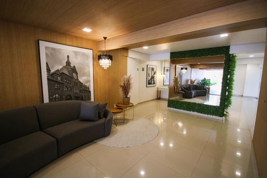 Área comum de apartamento para alugar com 2 quartos, 70m² em Vila Caiçara, Praia Grande