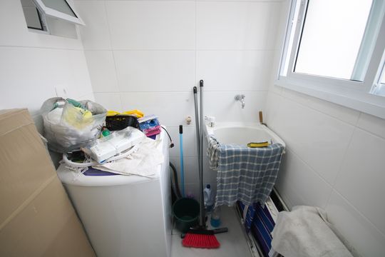 Área de Serviço de apartamento para alugar com 2 quartos, 70m² em Vila Caiçara, Praia Grande