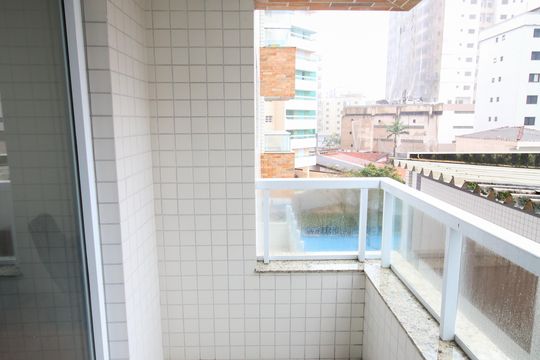 Varanda de apartamento para alugar com 2 quartos, 70m² em Vila Caiçara, Praia Grande