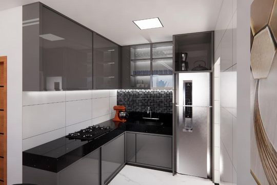 Apartamento à venda com 3 quartos, 78m² em Cabral, Contagem
