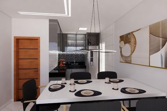 Apartamento à venda com 3 quartos, 78m² em Cabral, Contagem