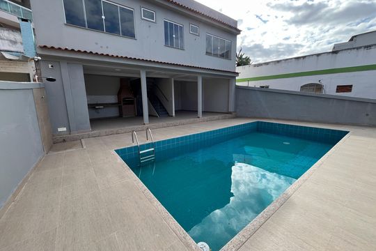 Área comum - Piscina de casa à venda com 7 quartos, 565m² em Jardim Guanabara, Rio de Janeiro