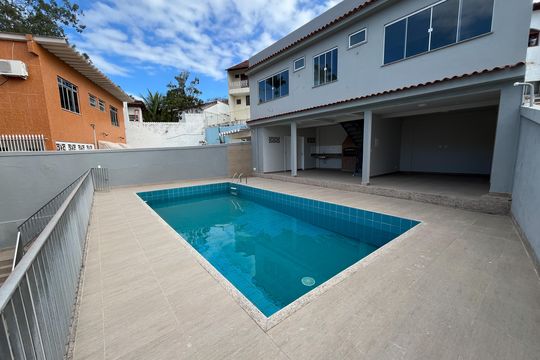 Área comum - Piscina de casa à venda com 7 quartos, 565m² em Jardim Guanabara, Rio de Janeiro