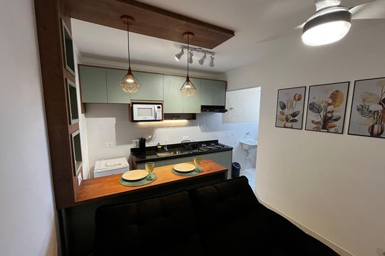 Sala/Cozinha de kitnet/studio à venda com 1 quarto, 29m² em Casa Verde, São Paulo