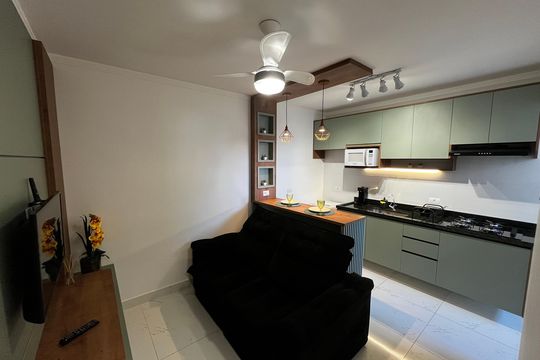 Sala/Cozinha de kitnet/studio à venda com 1 quarto, 29m² em Casa Verde, São Paulo