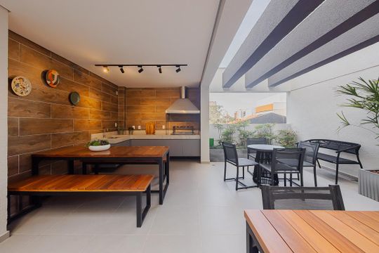 Área comum de kitnet/studio à venda com 1 quarto, 29m² em Pinheiros, São Paulo