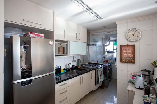 Cozinha de apartamento à venda com 3 quartos, 69m² em Centro, Diadema