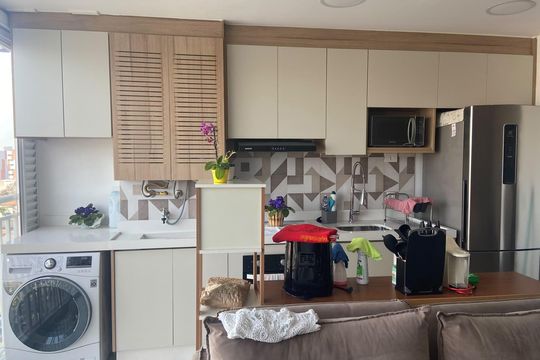 Cozinha de apartamento à venda com 2 quartos, 43m² em Vila Prudente, São Paulo