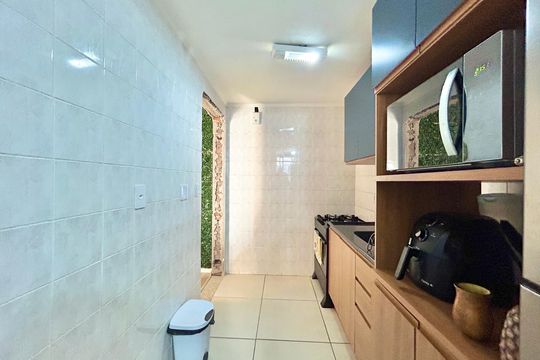 Cozinha de apartamento para alugar com 2 quartos, 60m² em Rio Branco, São Leopoldo
