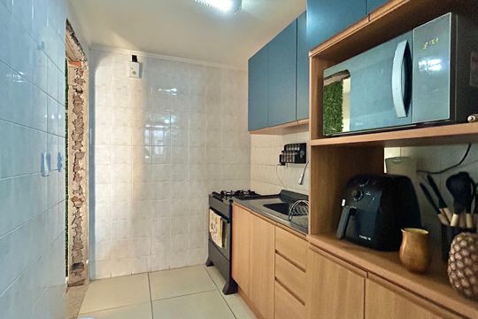 Cozinha de apartamento para alugar com 2 quartos, 60m² em Rio Branco, São Leopoldo
