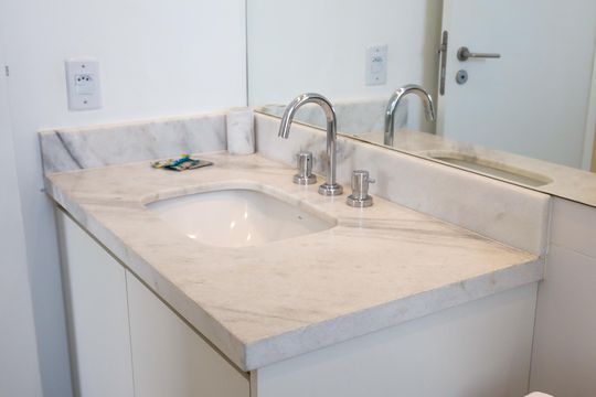 Banheiro da Suíte 2 de apartamento à venda com 2 quartos, 66m² em Centro, Osasco