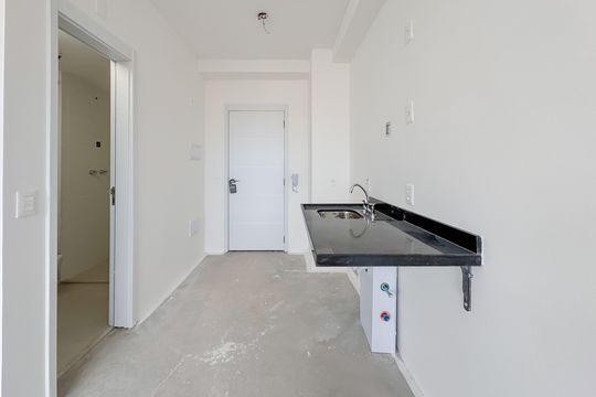 Cozinha de kitnet/studio à venda com 1 quarto, 25m² em Vila Mariana, São Paulo