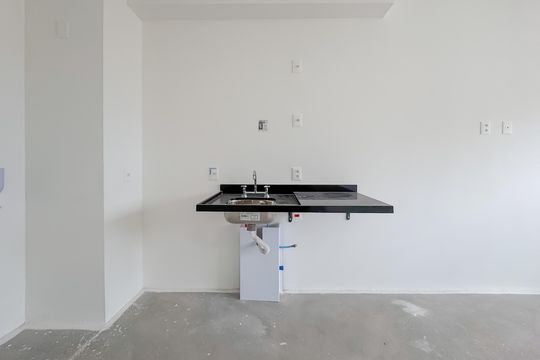 Cozinha de kitnet/studio à venda com 1 quarto, 25m² em Vila Mariana, São Paulo