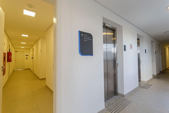 Área comum de kitnet/studio para alugar com 1 quarto, 24m² em Vila Olímpia, São Paulo